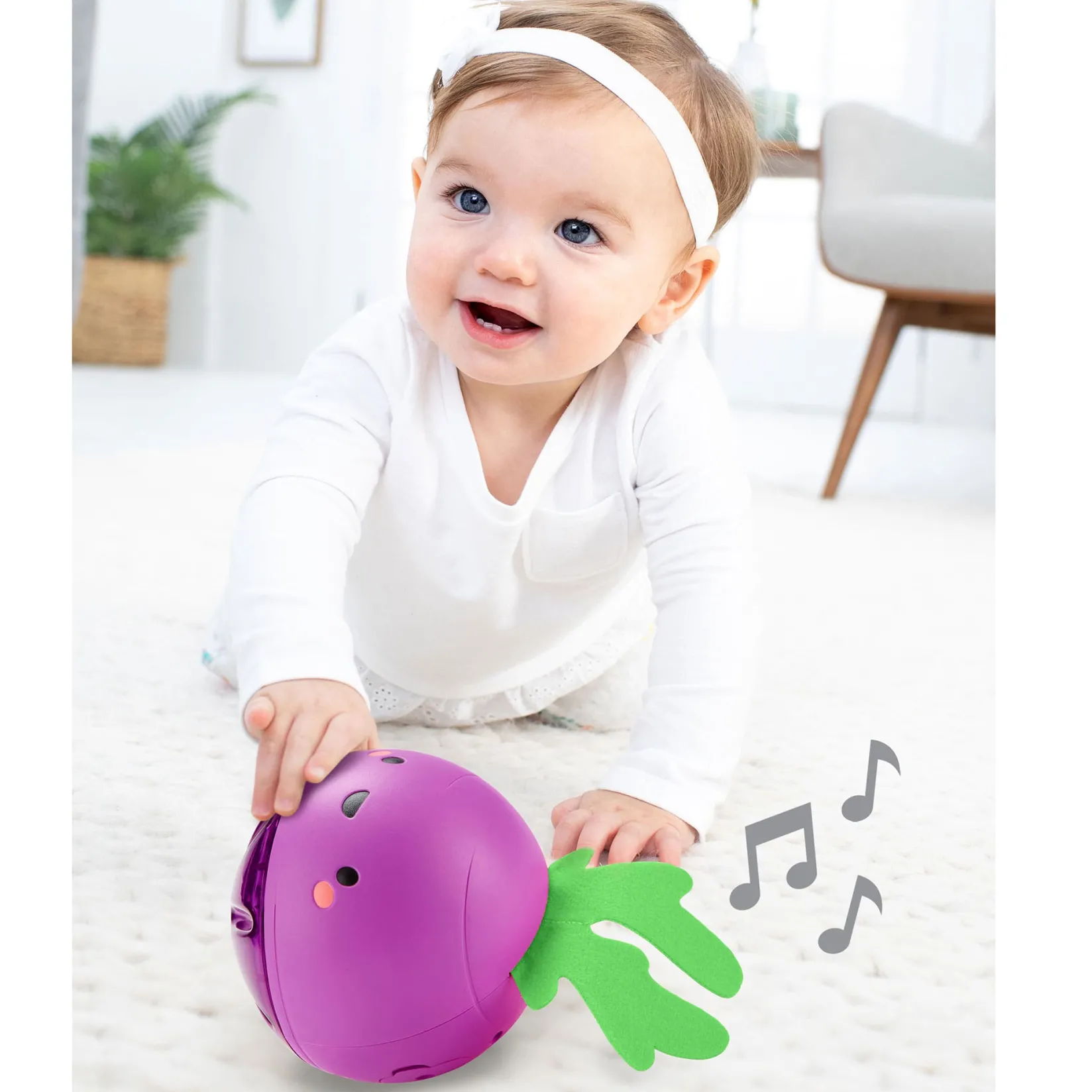 Developmental Toys|Balls & Stacking Toys>Skip Hop Farmstand Beetbox Crawl Ball