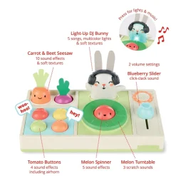 Online Farmstand Let The Beet Drop DJ Set Baby Musical Toy Kids Musical Toys|Developmental Toys