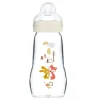 Breastfeeding|Bottles & Nipples>Mam Baby Feel Good Glass Bottle 0+ 6oz