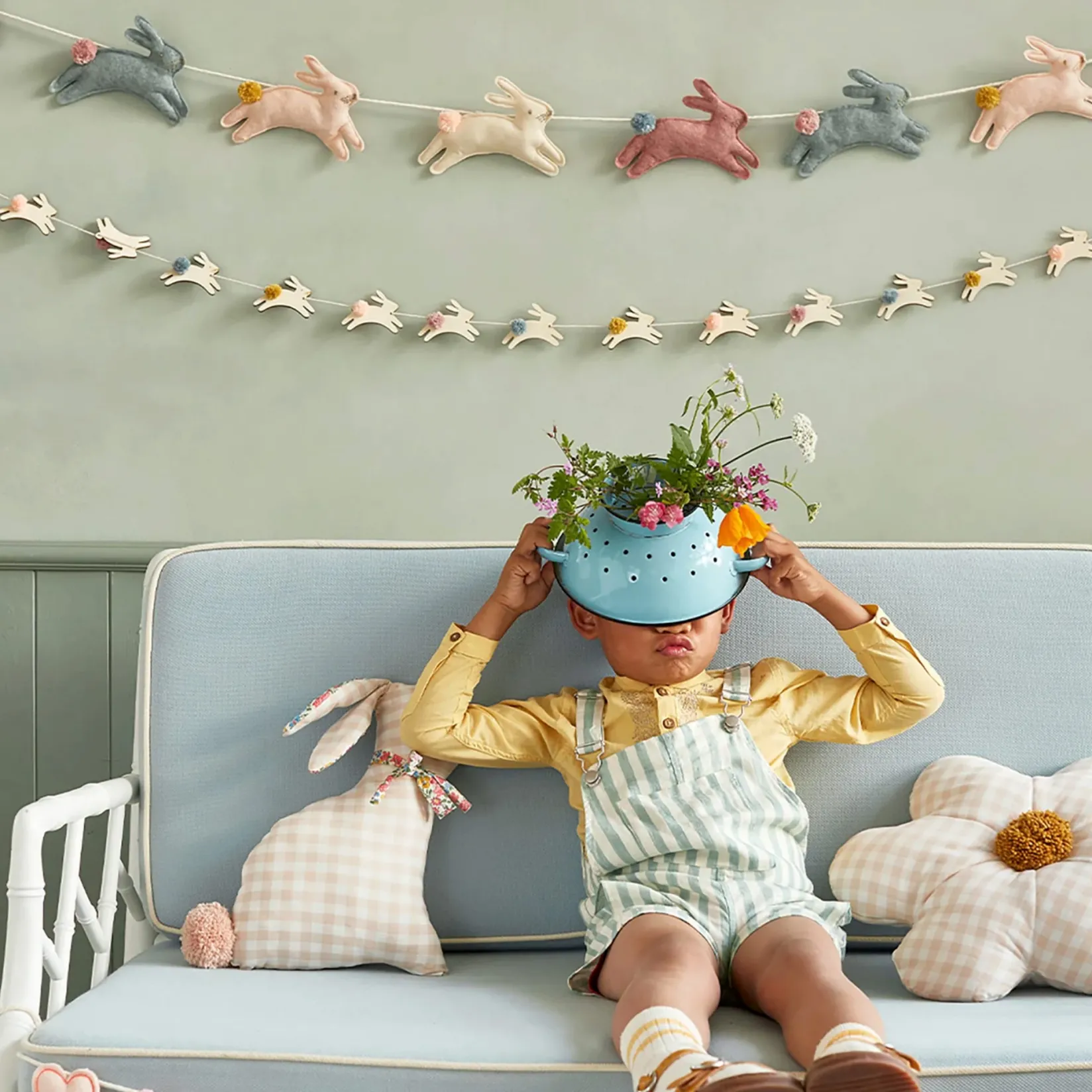 Discount Felt Bunny Garland Party Supplies