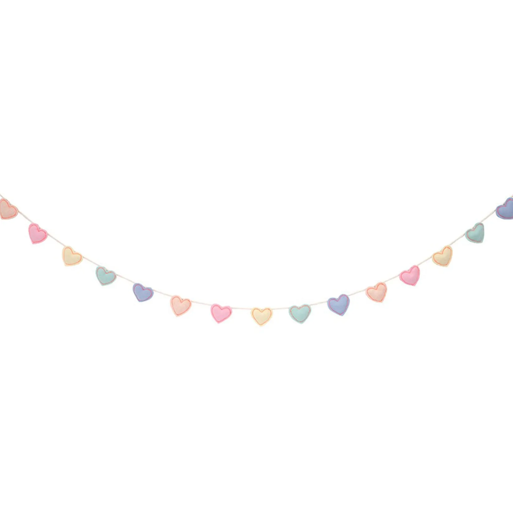 Online Felt Heart Garland Party Supplies