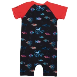 Swimsuits>Nano Fishes Uv Swimsuit 2-4 Black