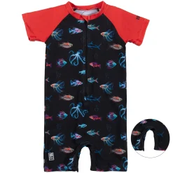 Swimsuits>Nano Fishes Uv Swimsuit 6-24m Black