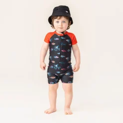 Swimsuits>Nano Fishes Uv Swimsuit 6-24m Black