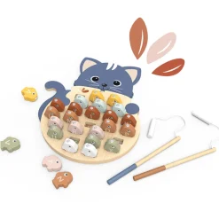 Board Games|Wooden Toys>Speedy Monkey Fishing Game Alphabet