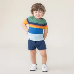 Outfit Sets>Nano Fishing Short Set 6-24m Green