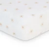 Sheets|Bedding>Lulujo Fitted Crib Sheet - Daisies