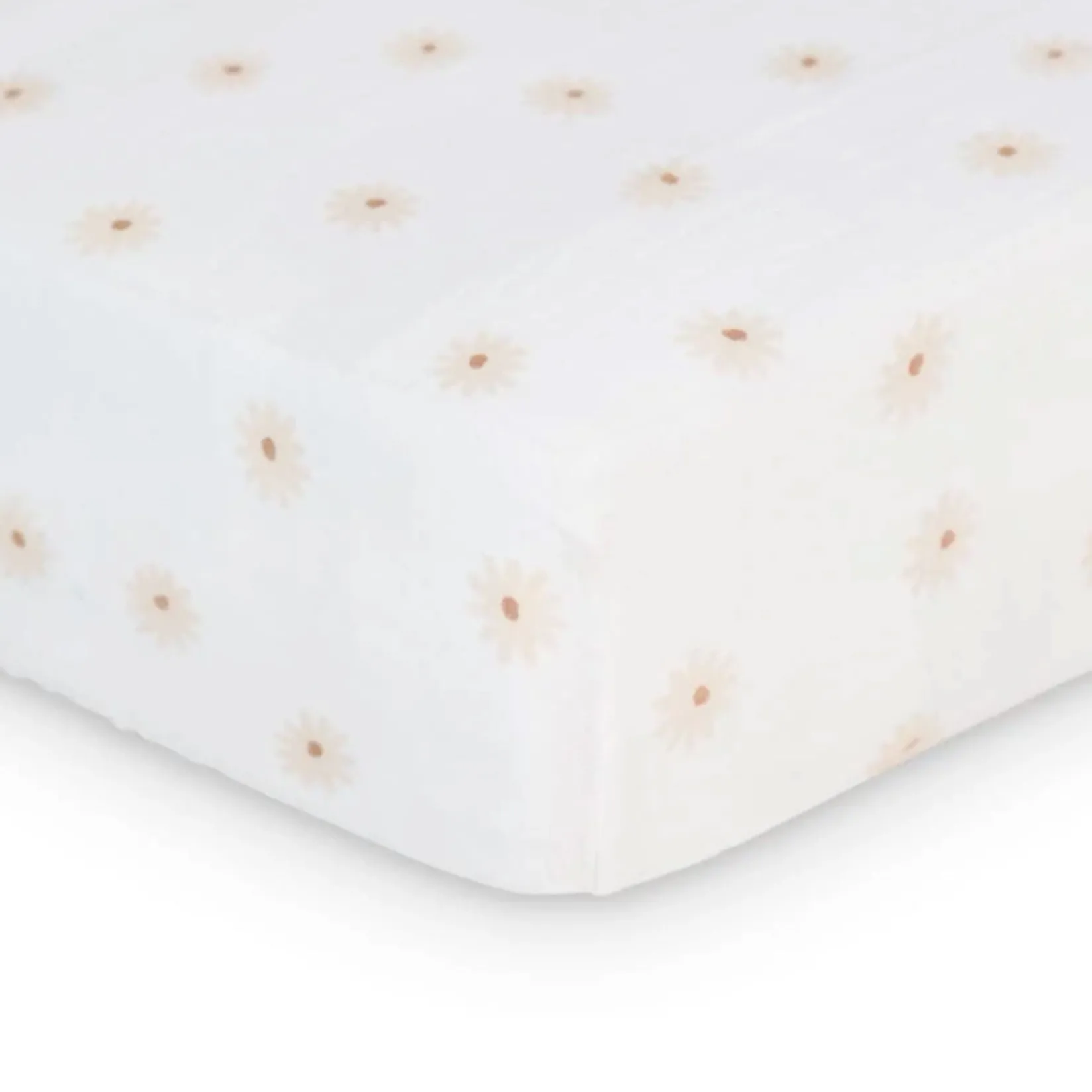 Sheets|Bedding>Lulujo Fitted Crib Sheet - Daisies