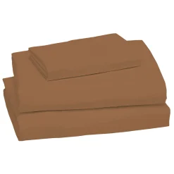 Online Flannel Double Sheet Set - Caramel Kids Sheets|Full & Queen Size Bedding