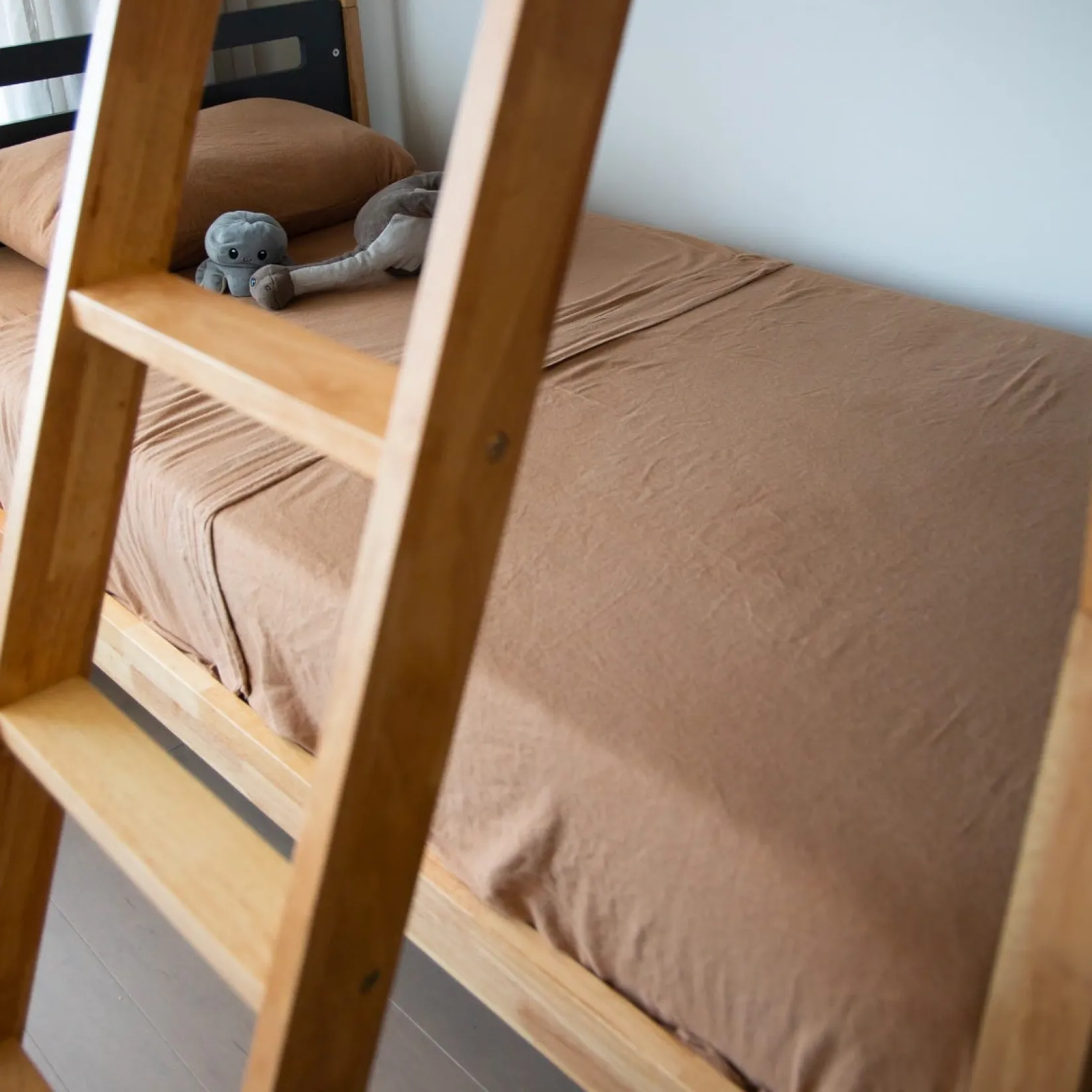 Online Flannel Double Sheet Set - Caramel Kids Sheets|Full & Queen Size Bedding