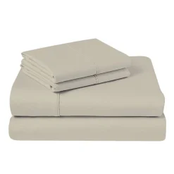 Sale Flannel Double Sheet Set - Oatmeal Kids Full & Queen Size Bedding|Sheets