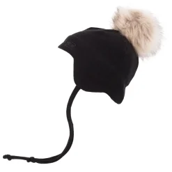 Beanies|Beanies>Nano Fleece Pompon Beanie 2-6y Black