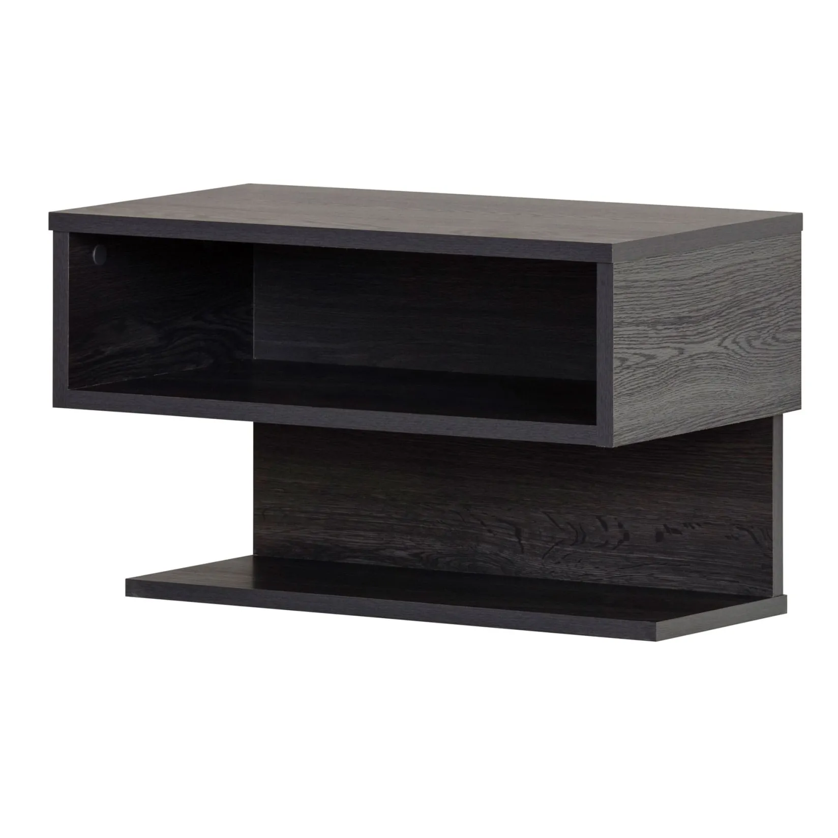 Nightstands>South Shore Floating Nightstand - Sazena Gray Oak