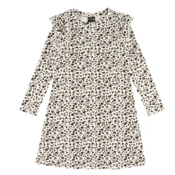 Dresses & Rompers>Look Floral AOP Romance Dress 7-14 Ivory