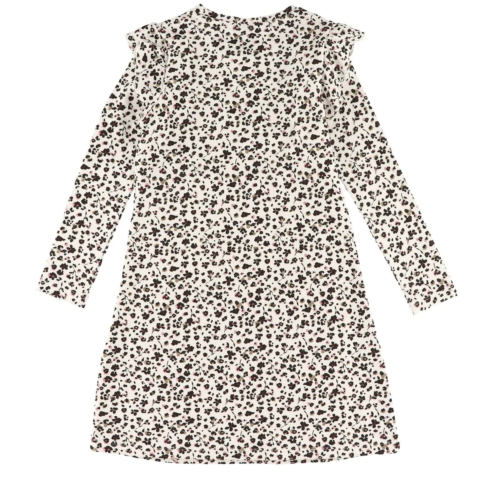 Dresses & Rompers>Look Floral AOP Romance Dress 7-14 Ivory