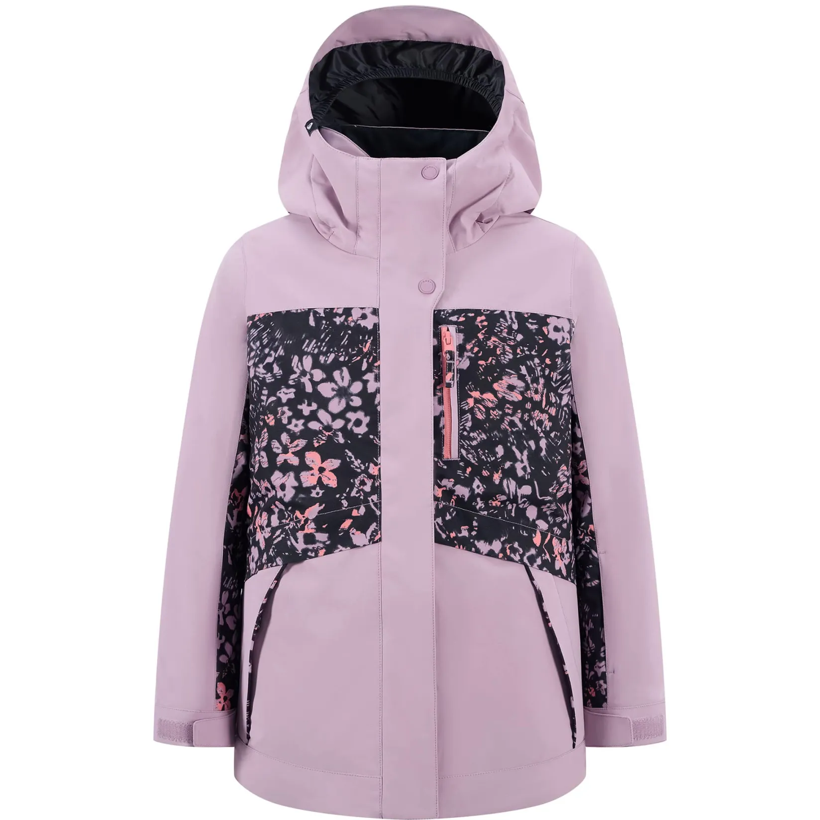 Outerwear|Coats & Jackets>Roxy Floral Block Parka 8-16y Lilac