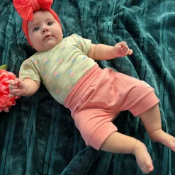 Hot Floral Check Bodysuit 3-24m Tops