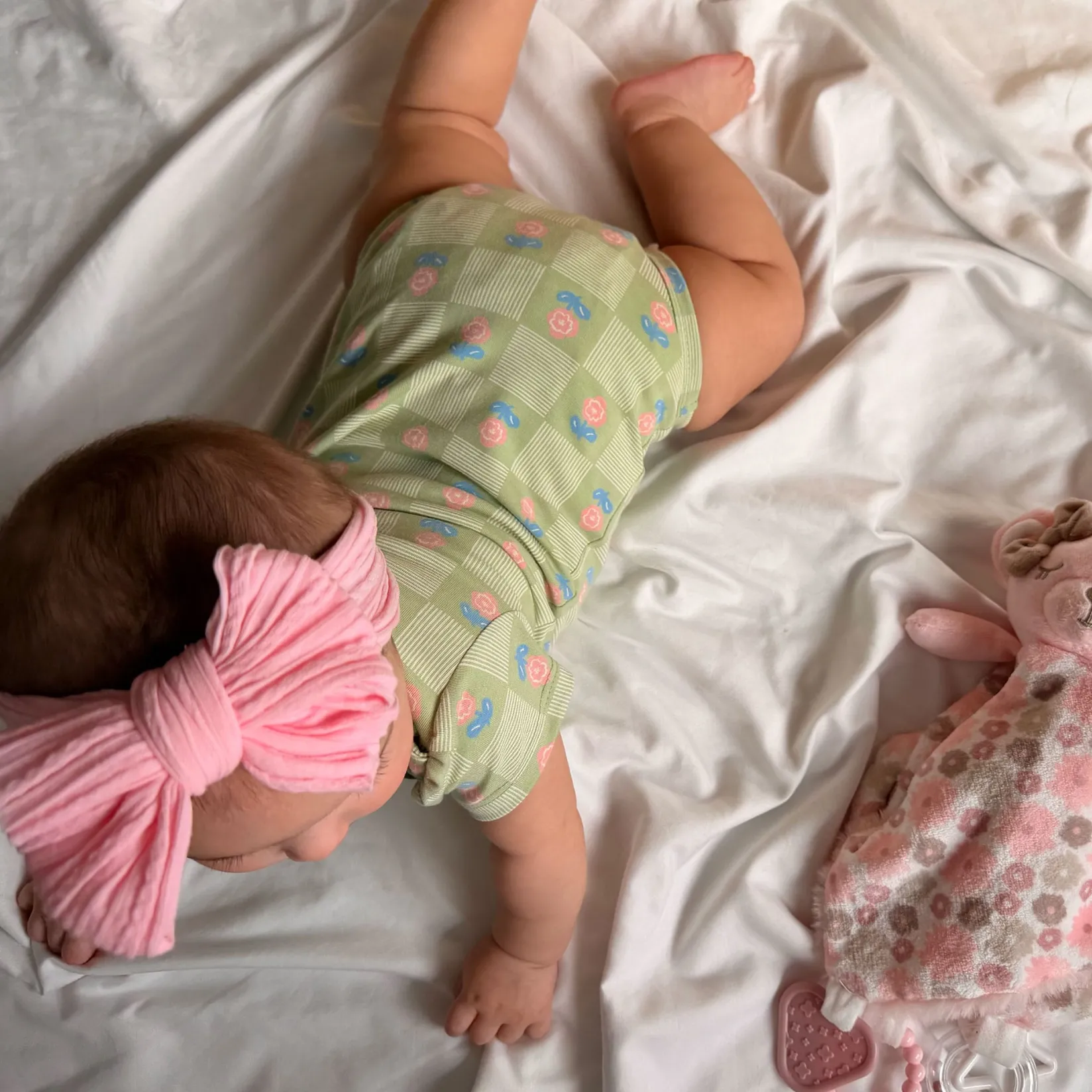 Hot Floral Check Bodysuit 3-24m Tops