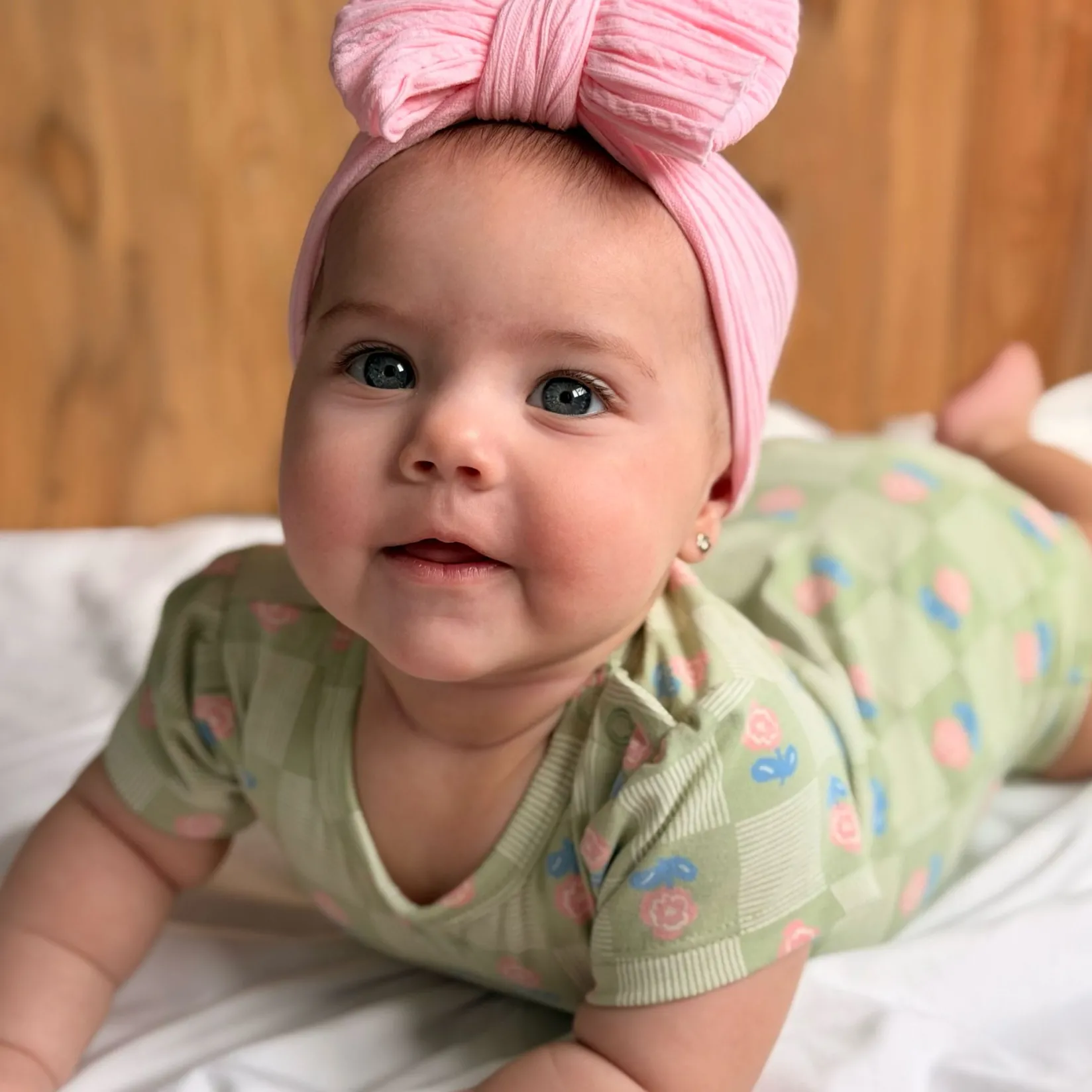 Hot Floral Check Bodysuit 3-24m Tops