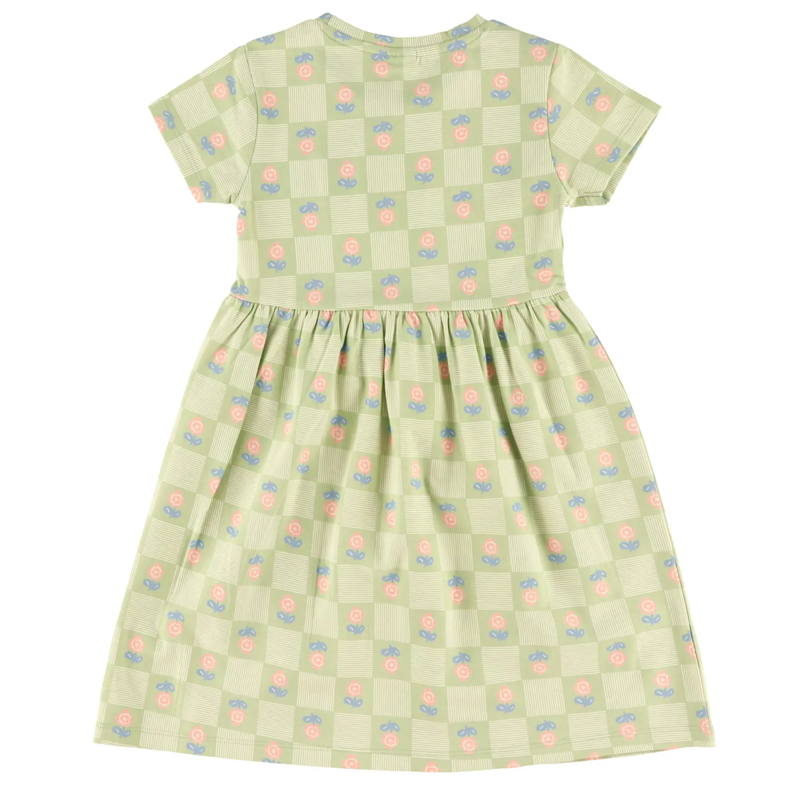 Floral Check Dress 2-8y Kids Dresses & Rompers