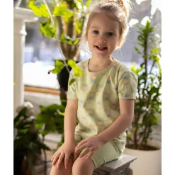 New Floral Check T-shirt 2-8y Kids Tops
