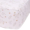 Sheets|Bedding>Perlimpinpin Floral Crib Fitted Sheet