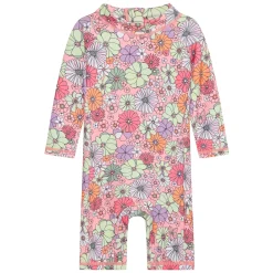 Swimsuits>Color Kids Flower Aop Baby Suit 9-18m Coral