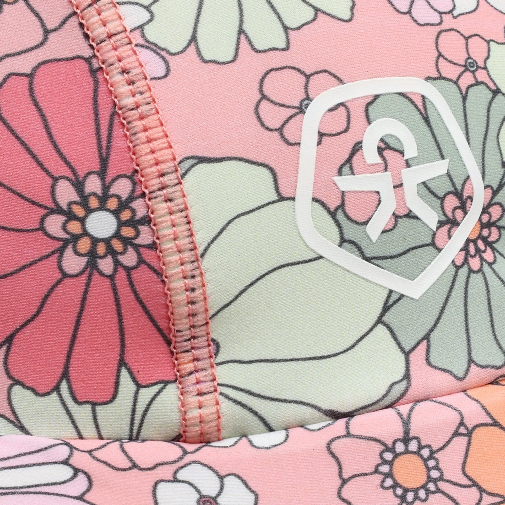 Hats & Caps>Color Kids Flower Aop Hat 1-6 Coral