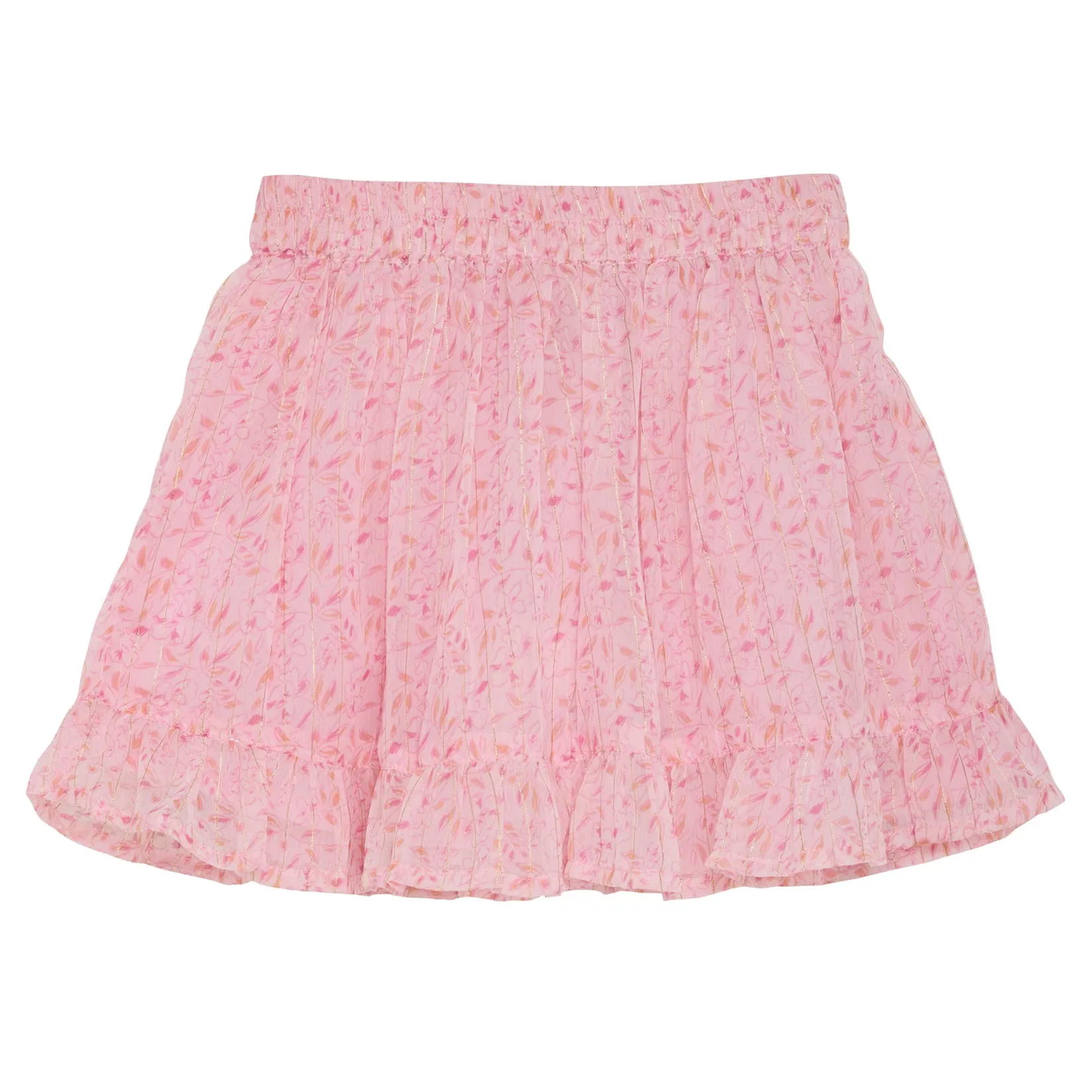 Skirts>Creamie Flower Lurex Skirt 2-6y Pink