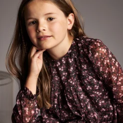 Discount Flower Print Dress 7-14 Kids Dresses & Rompers