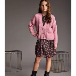 Discount Flower Print Dress 7-14 Kids Dresses & Rompers