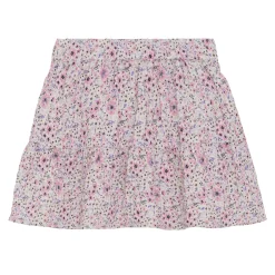 Skirts>Creamie Flower Print Skirt 2-6y Ivory