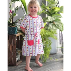 Outlet Flower Stripe Dress 2-10y Kids Dresses & Rompers