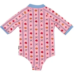 Discount Flower Stripe Uv Swimsuit 2-10 Kids Swimsuits