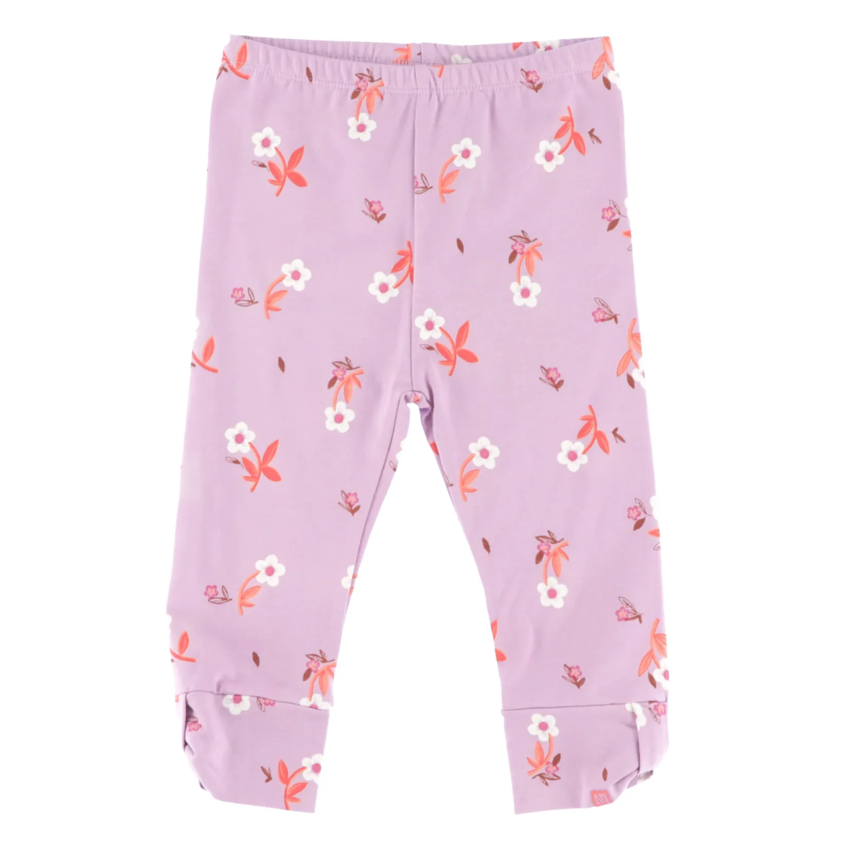 Leggings & Jeggings>Nano Flowers 3/4 Printed Legging Lilac