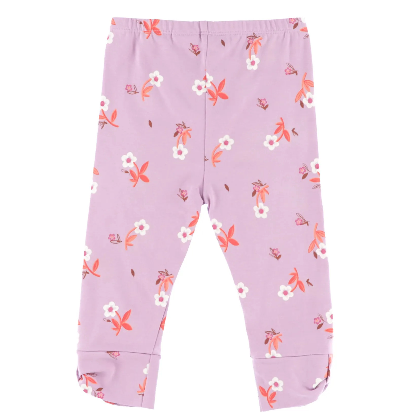 Leggings & Jeggings>Nano Flowers 3/4 Printed Legging Lilac