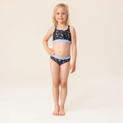 Swimsuits>Nano Flowers Bikini 4-14 Black