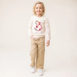 Outlet Flowers Cargo Pants 2-12 Kids Pants & Jeans