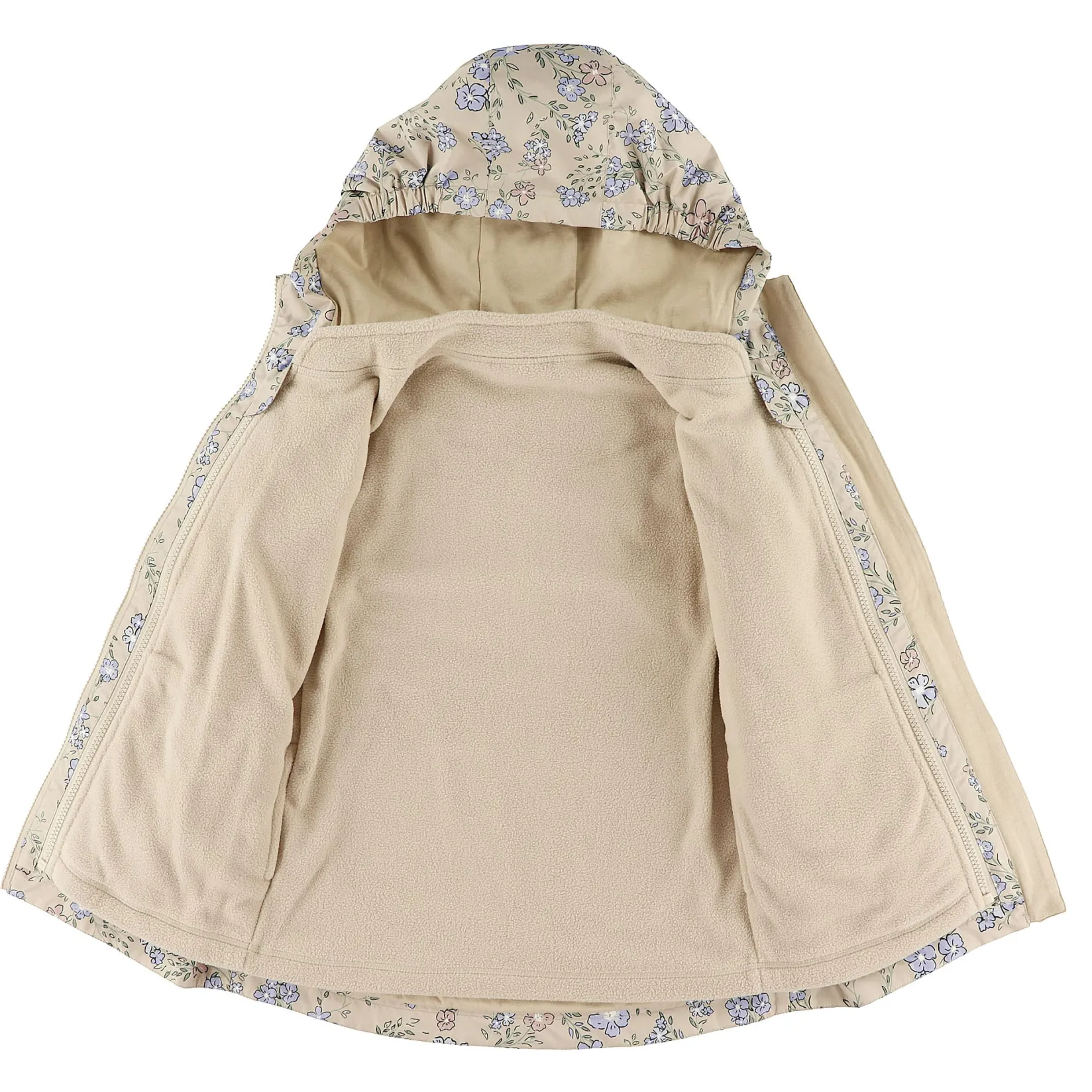 Outerwear>Deer Mountain Flowers 3in1 Set 2-6 Beige