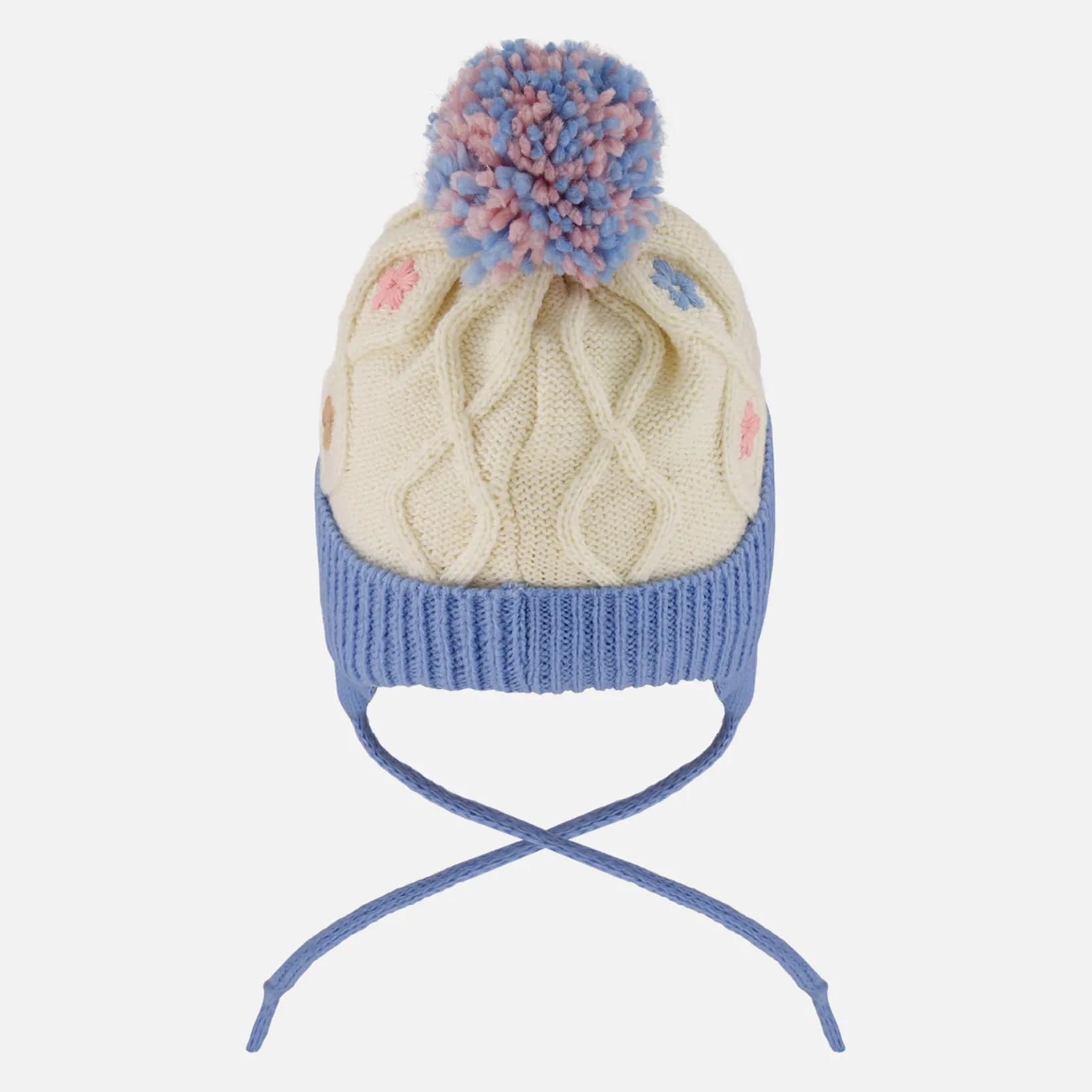 Sale Flowers Knit Hat 6-24m Beanies