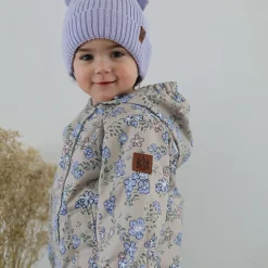 Outerwear>Deer Mountain Flowers 1pce Suit 6-24m Beige