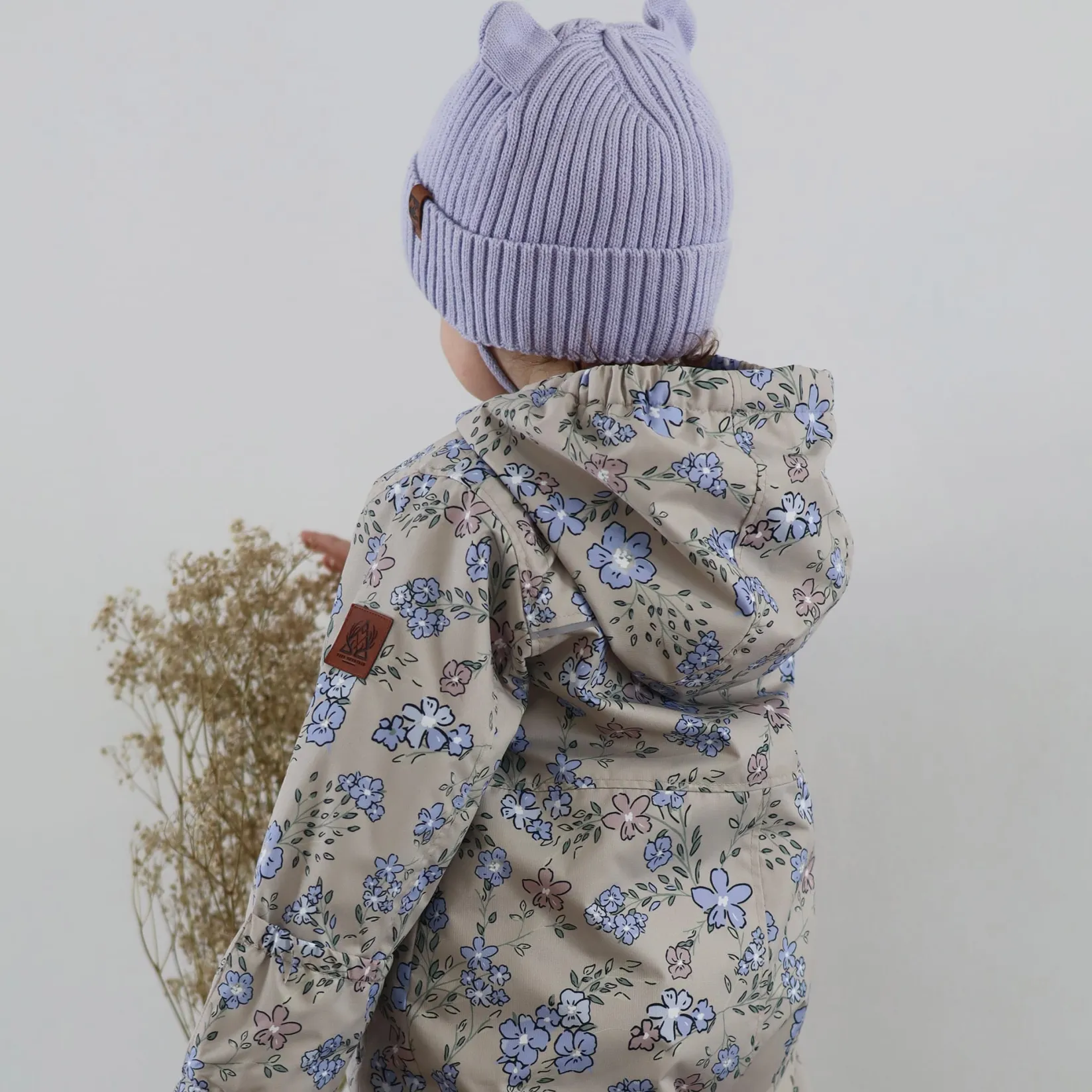 Outerwear>Deer Mountain Flowers 1pce Suit 6-24m Beige