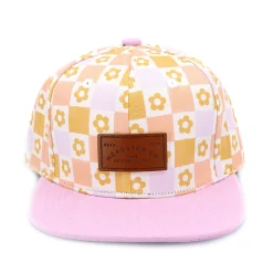 Hats And Caps>Headster Kids Flowers Plaid Snapback 6-24m Lilac