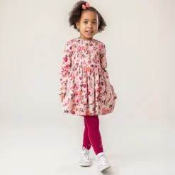 Clearance Flowers Printed Dress 2-12 Kids Dresses & Rompers