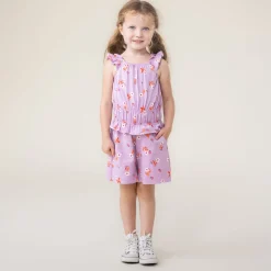 Dresses & Rompers|Rompers & Jumpsuits>Nano Flowers Romper 2-12 Lilac
