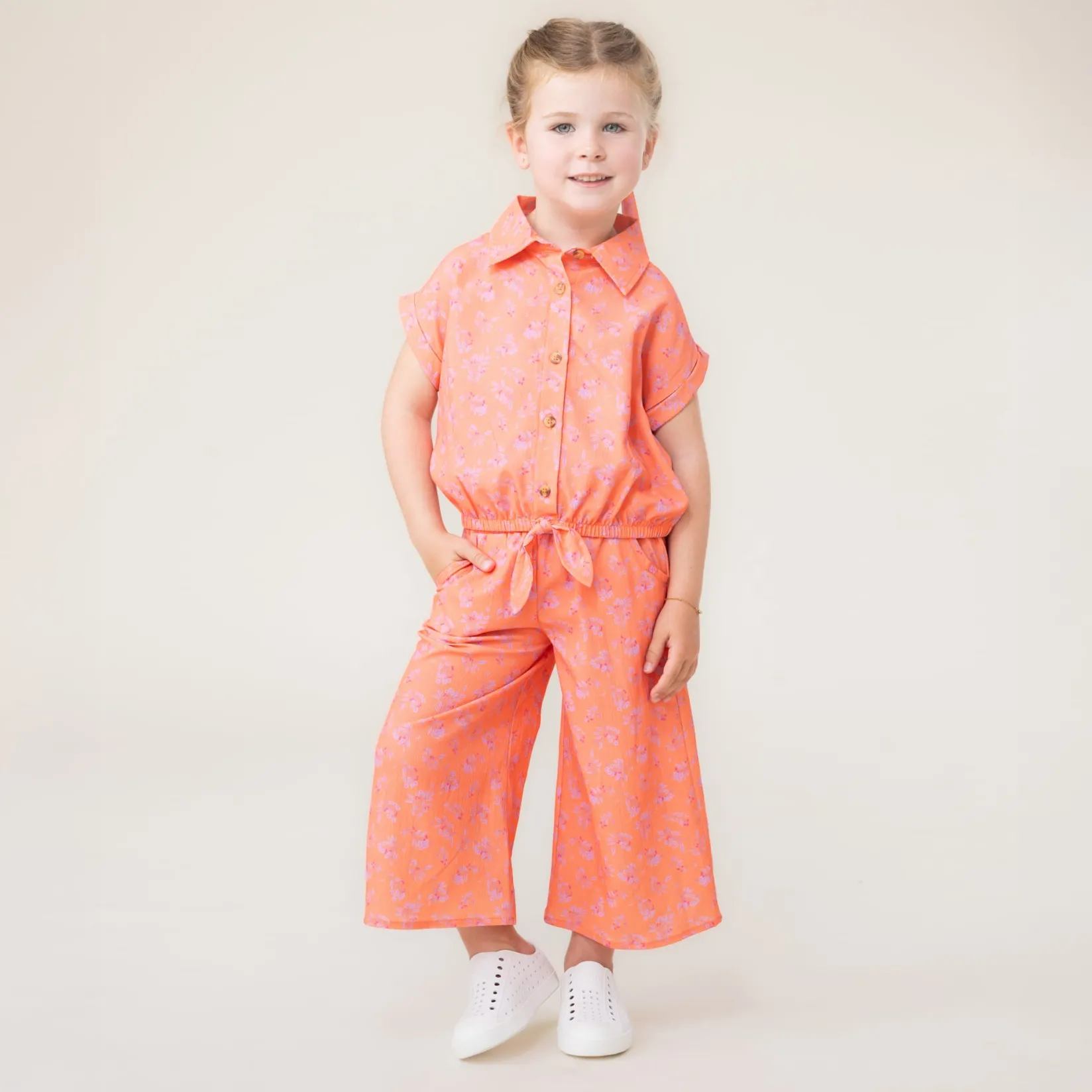 Discount Flowers Shirt 2-12 Kids Tops