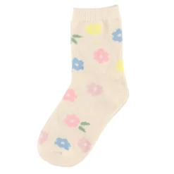 Socks|Underwear & Socks>Clement - Vetements Flowers Socks 9-24m Ivory