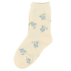 Socks|Underwear & Socks>Clement - Vetements Flowers Socks 2-12y Ivory