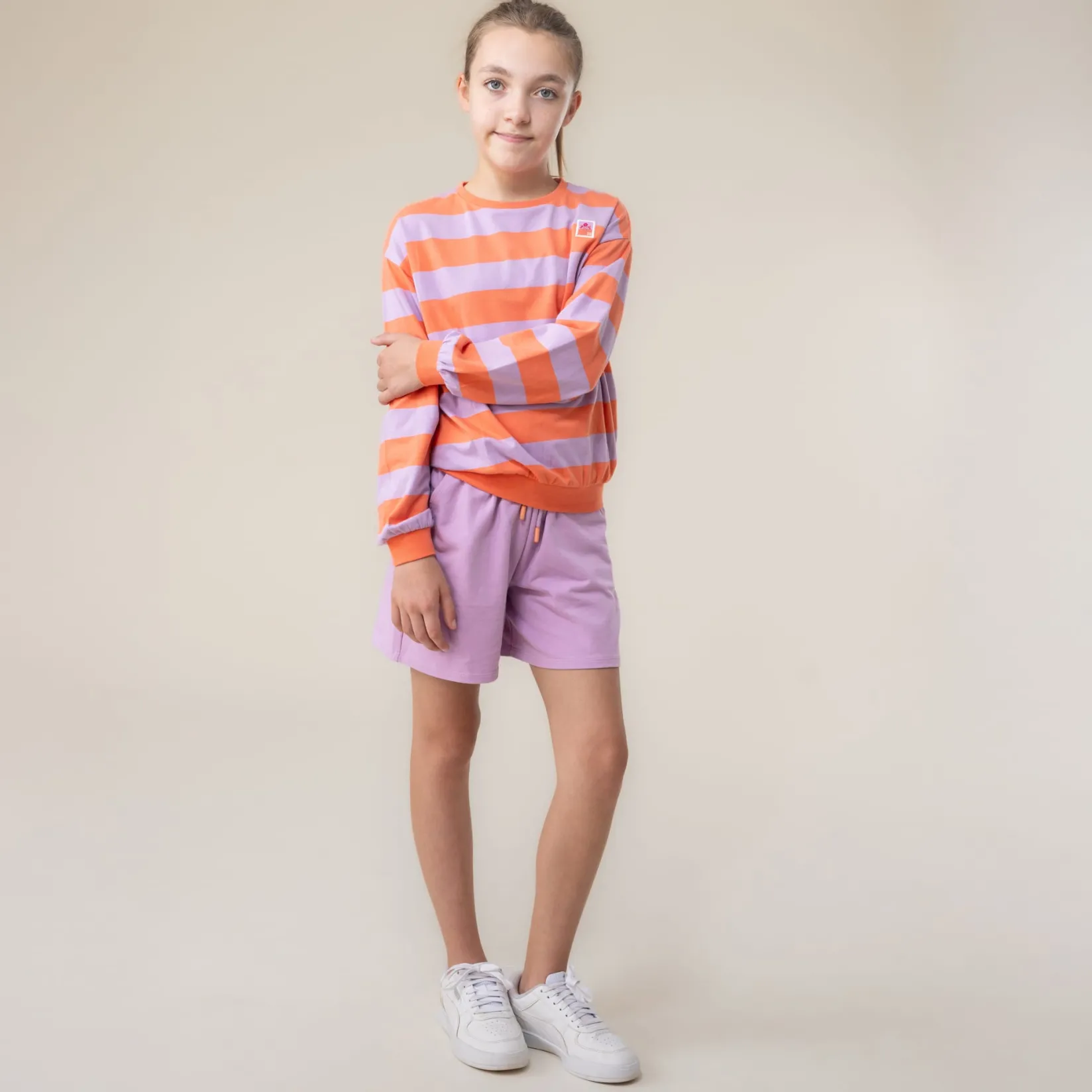 Outlet Flowers Striped Sweatshirt 212 Kids Fleeces And Sweatshirts|Tops