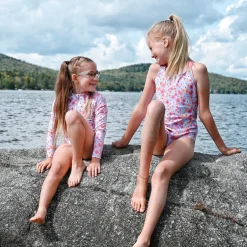 Sale Flowers Swimsuit 2-14y Kids Swimsuits